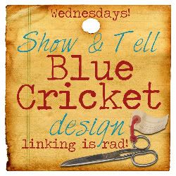 Show and Tell Blue Cricket Design