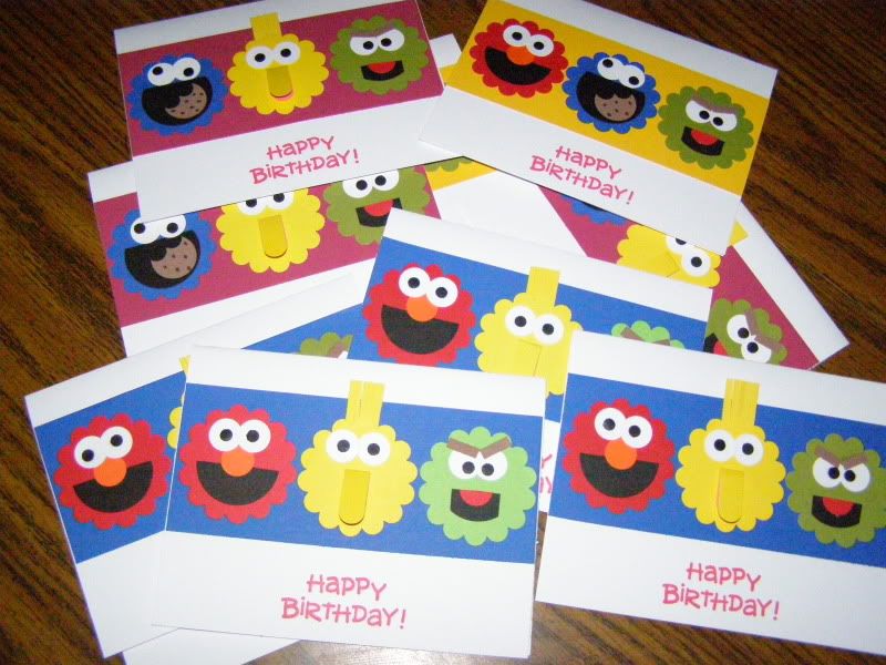 Sesame Street cards