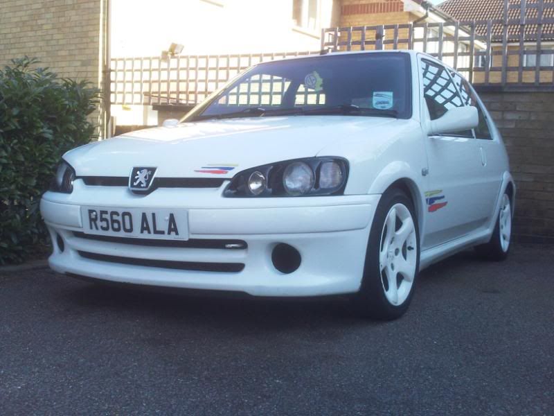 peugeot 106 rallye interior. Peugeot 106 Rallye S2 Bianca