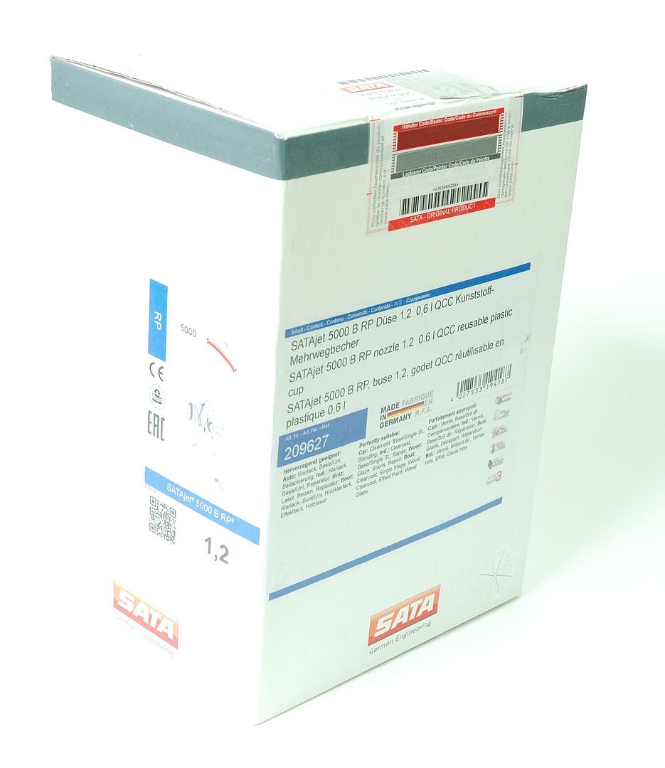 PAINT SPRAY GUN SATA Jet 5000 B RP 1,2 209627 SPRAYGUN FOR PAINTING BODY CAR eBay