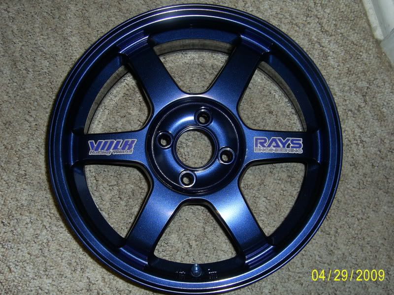 I now have the Mag Blue color like the Volk wheels