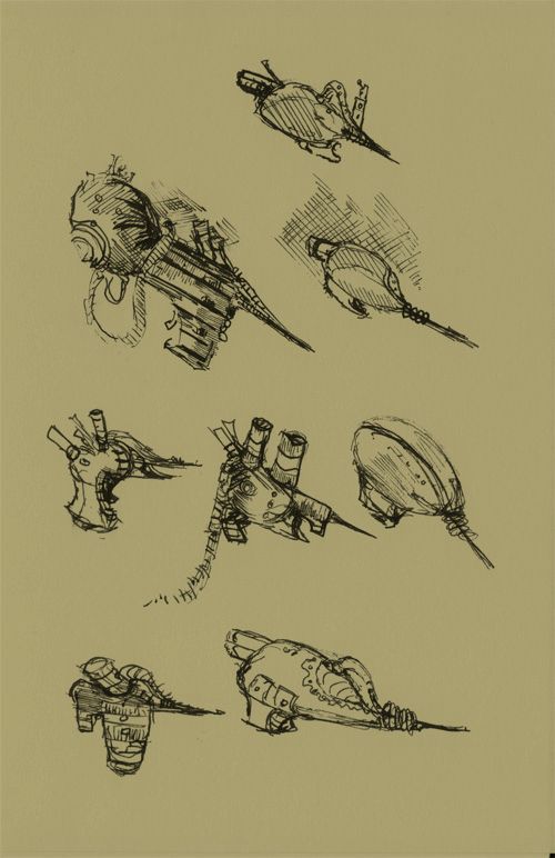 tattoo gun sketches