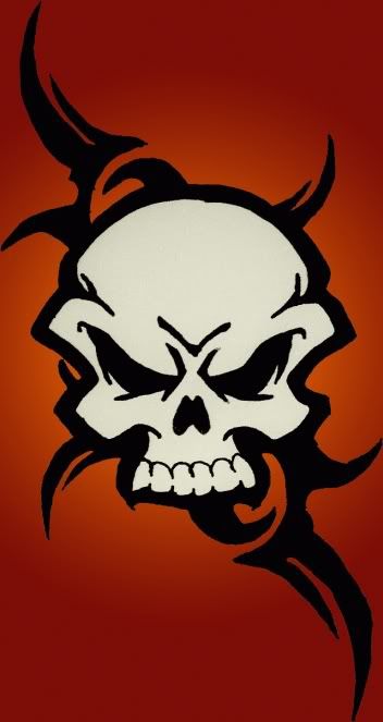 The Angry Skull Tattoo