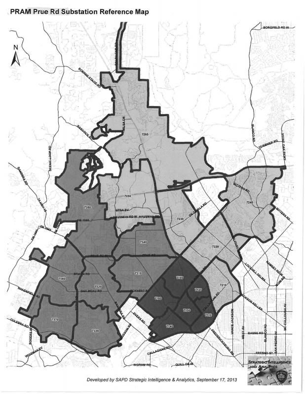 New SAPD Substation Districts (West 2014, neighborhood, best) San