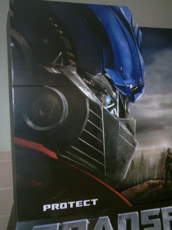 Large Transformers Movie Standee Spotted in Theaters Transformers