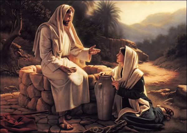 JESUS and the Woman at the well Pictures, Images and Photos