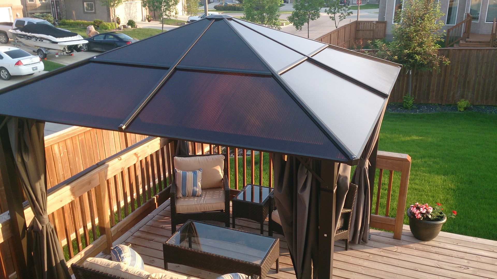 rona 10x10 hardtop gazebo