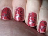 Zoya Dita, China Glaze Awaken, Konad plate M70