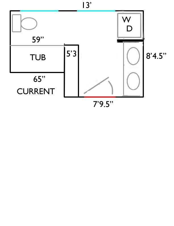 Layout advice for bathroom
