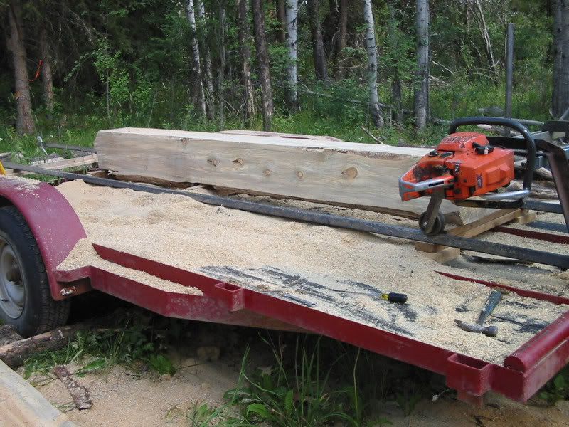 Simple sawmill setup Homesteading Forum