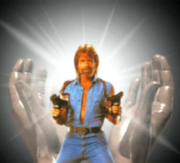 chuck norris with guns