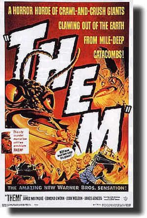 Them! - 1950's Sci Fi horror film poster