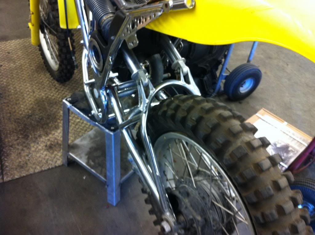 Great restoration project of a rare 4 stroke motocross bike.