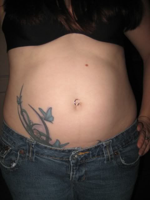 And remember the belly tattoo? I wonder what odd dimensions it will contort
