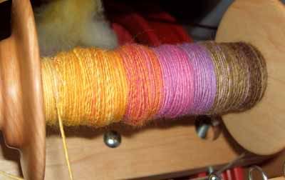 Handspun singles 36 wpi