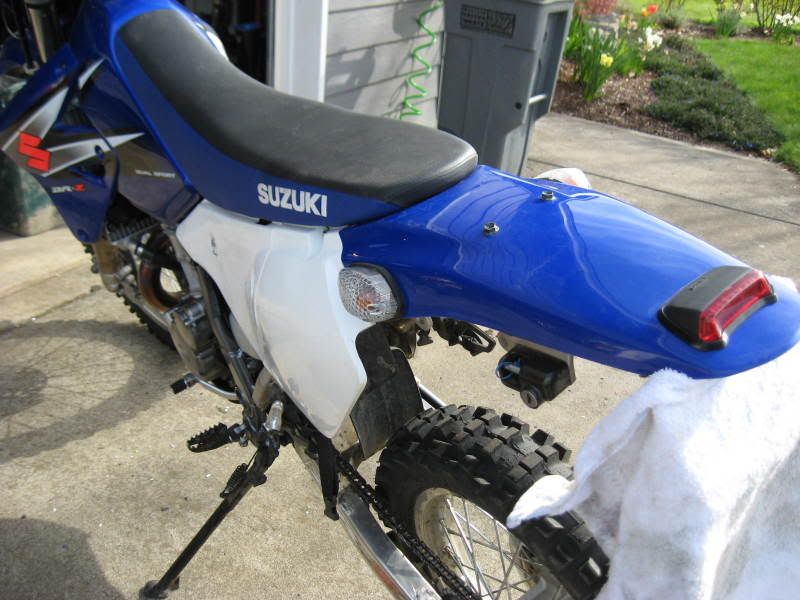 Best offroad to dual sport license plate holder? General Dirt Bike