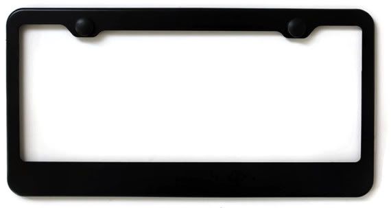 Black License Plate Frame 33