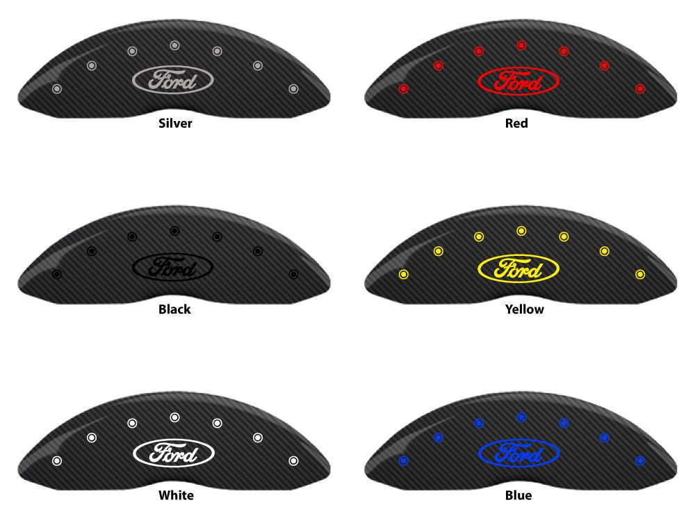Custom Paint 2015 Ford Explorer Limited MGP Brake Disc Caliper Cover