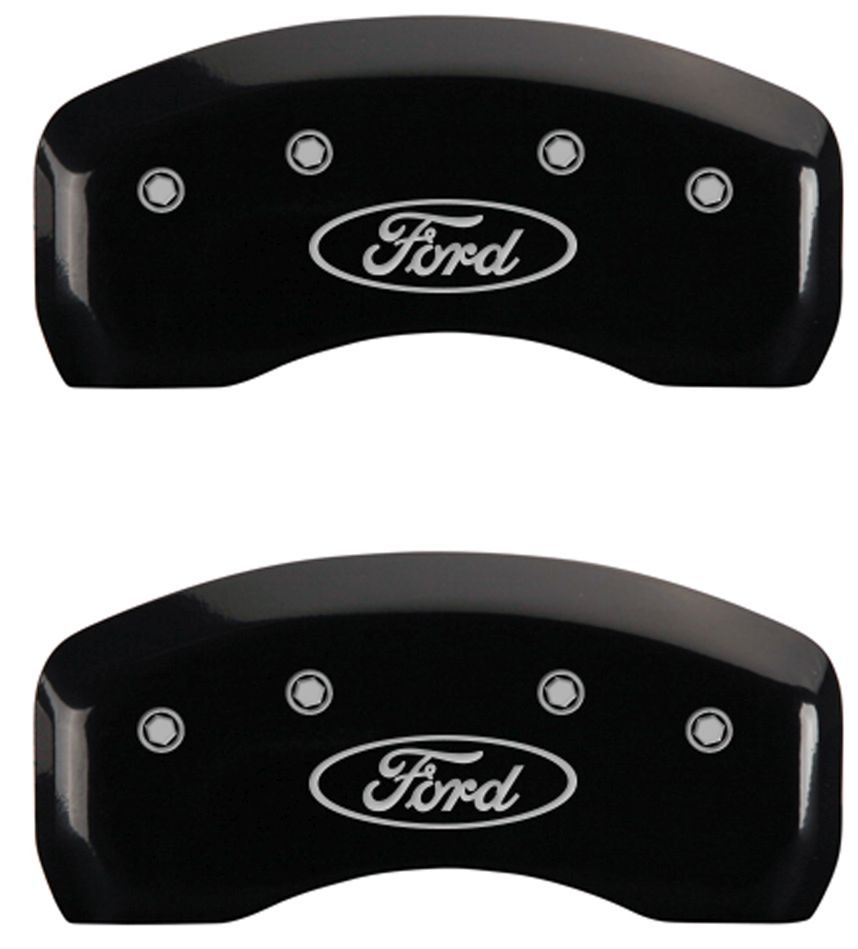 20122016 Ford Focus Brake MGP Caliper Dust Cover Front Rear logo Black