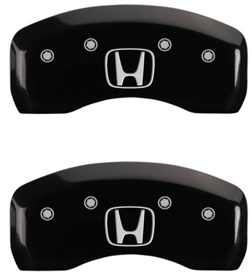 Brake MGP Caliper Dust Covers Rear H Logo Black Paint for Honda S2000