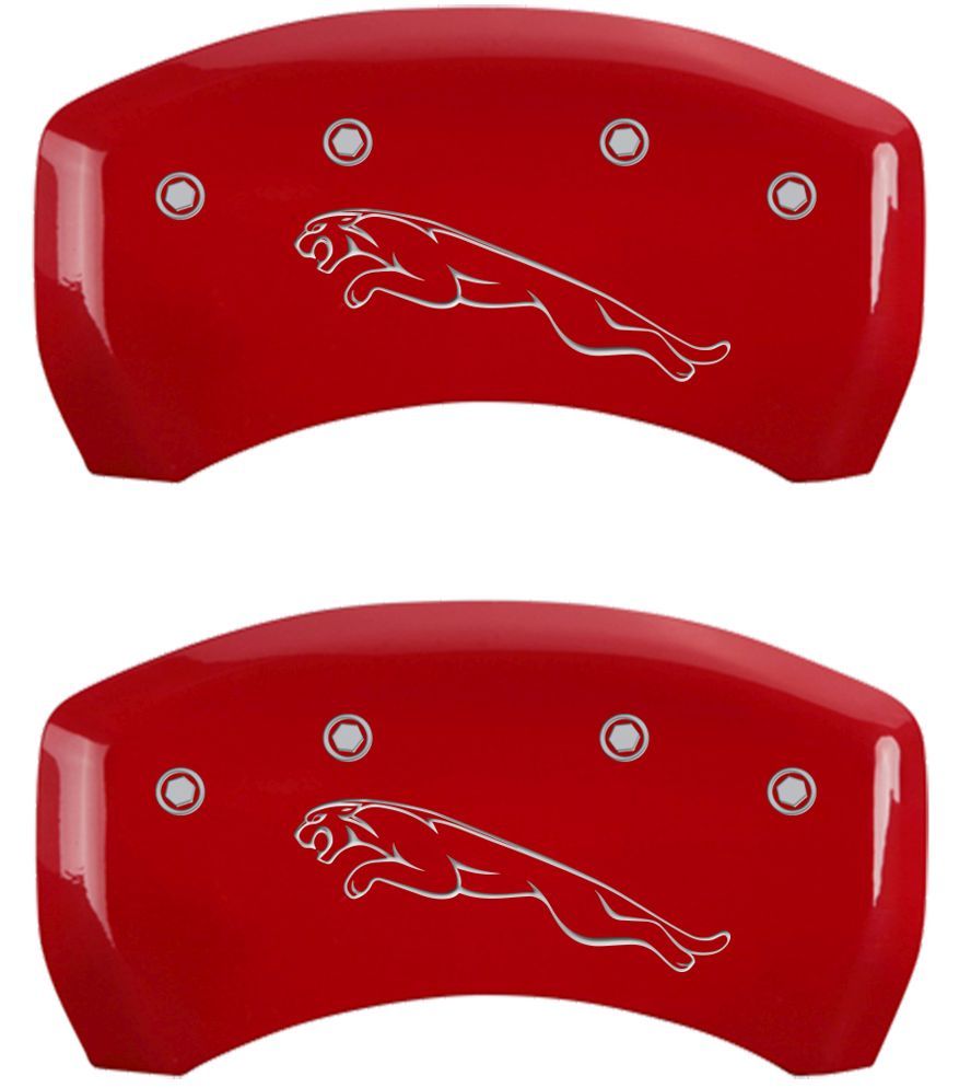 Brake MGP Caliper Cover Rear Leaper Red Paint Wheels for Jaguar XK8 19972006 eBay
