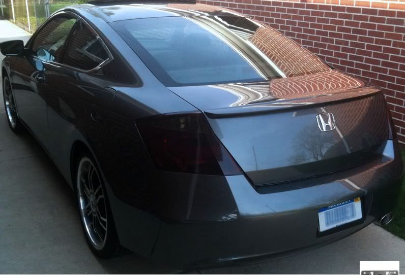 2008 Honda accord coupe tinted tail lights #3