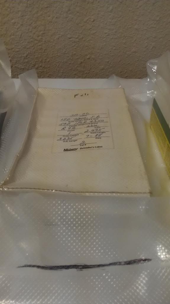 Vacuum sealing ammo Page 1