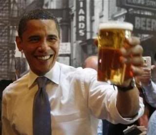 Barack n' his Beer