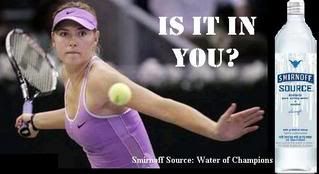 Maria Sharapova Says... Drink Smirnoff Source