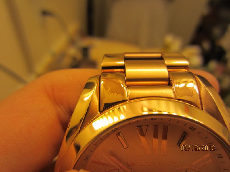 michael kors rose gold watch tarnish