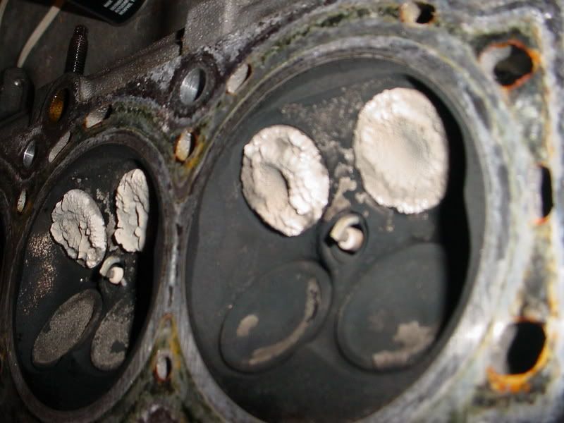 Burned Exhaust Valve