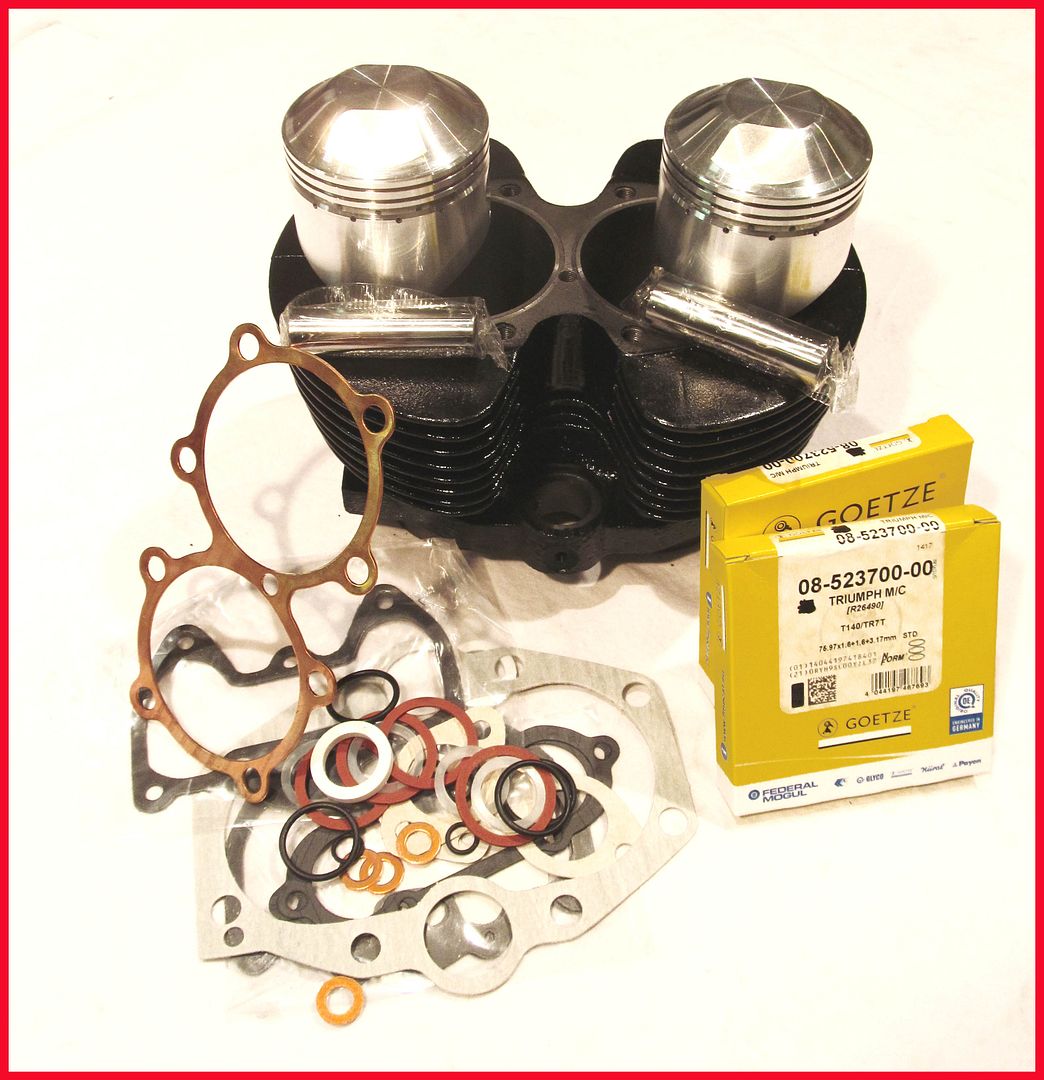 TRIUMPH 650 TO 750 ROUTT TYPE BIG BORE KIT 196372 TBS0150 eBay