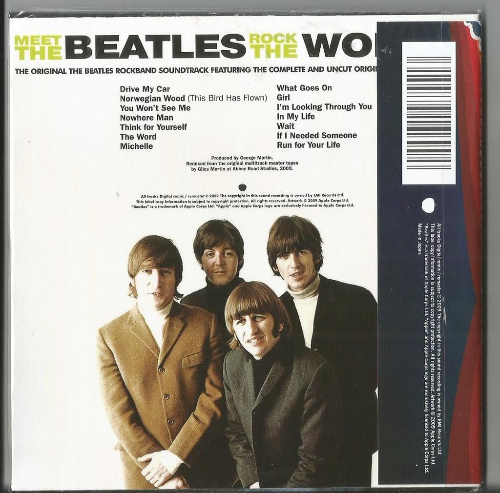 BEATLES - Rubber Soul - Rockband Version 2009 (newly Remixed And Remastered Tracks, Full Versions Of Songs, Ja