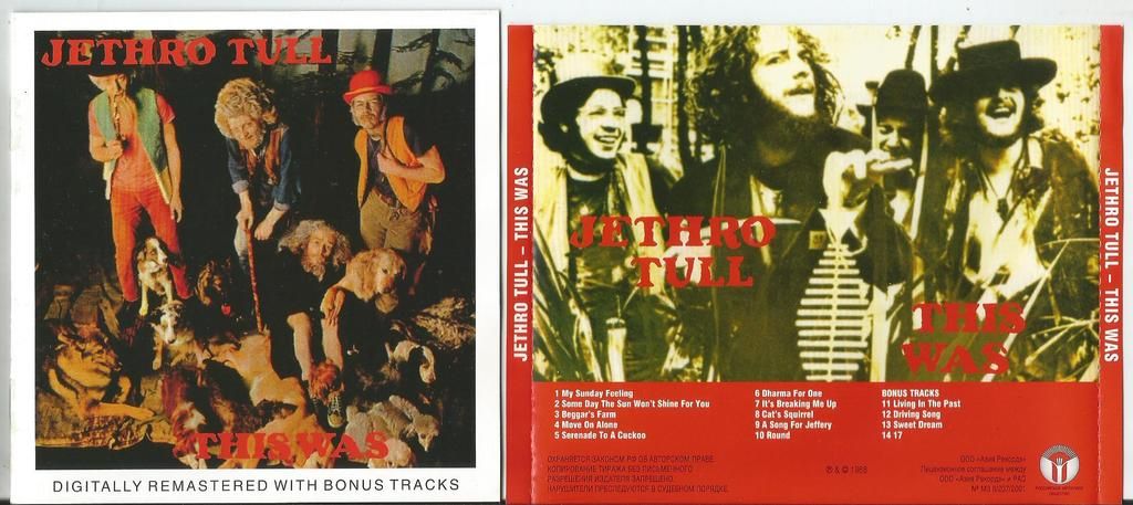 JETHRO TULL - This Was + 4bonus Tracks (8pages Booklet With Lyrics)
