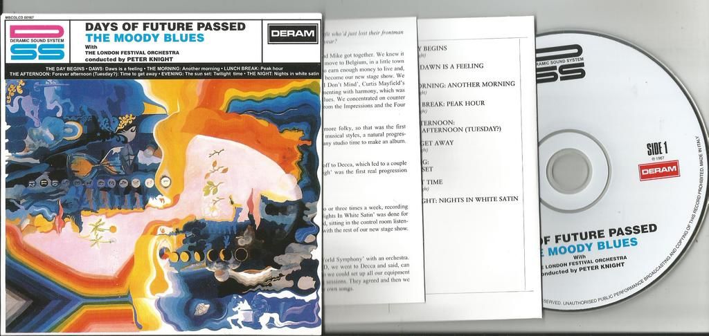 MOODY BLUES - Days Of Future Passed + 7 Bonus Tracks (mini Lp Vinyl Replica Cd In Cardsleeve, 8page Booklet With L