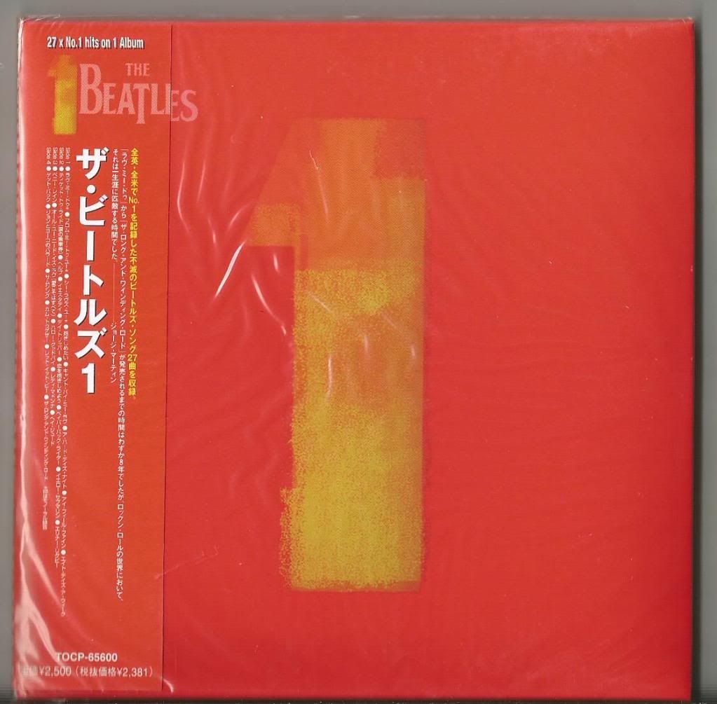 BEATLES - 1 (japan Mini Vinyl Replica Gatefold Cardsleeve, 32page Booklet, Obi(sealed))