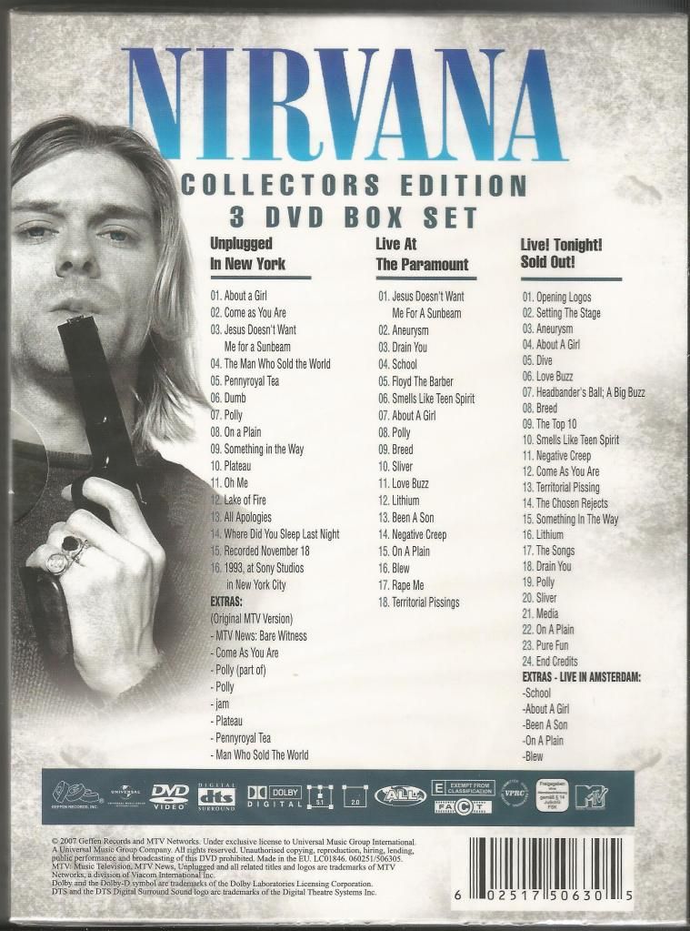 NIRVANA - Bleach + Smells Like Teen Spirit (ep(2 In 1cd)(with Lyrics))
