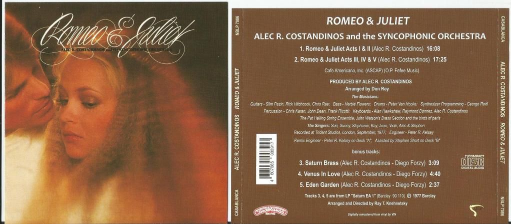 Alec R. Costandinos Romeo And Juliet Records, LPs, Vinyl And CDs ...