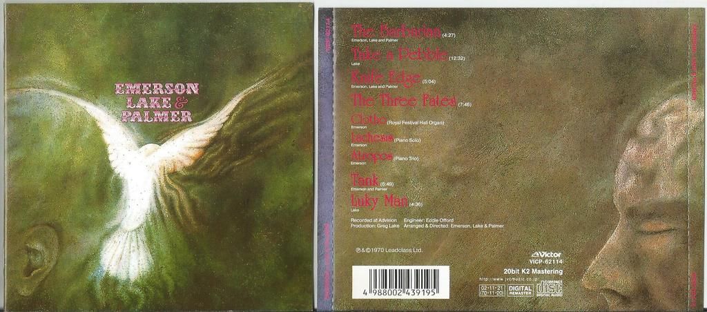 EMERSON, LAKE & PALMER - Emerson, Lake & Palmer (8page Booklet With Booklet, No Obi)