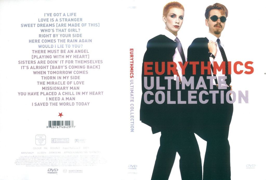 EURYTHMICS - Ultimate Collection (pal, Free Region, Full Screen)