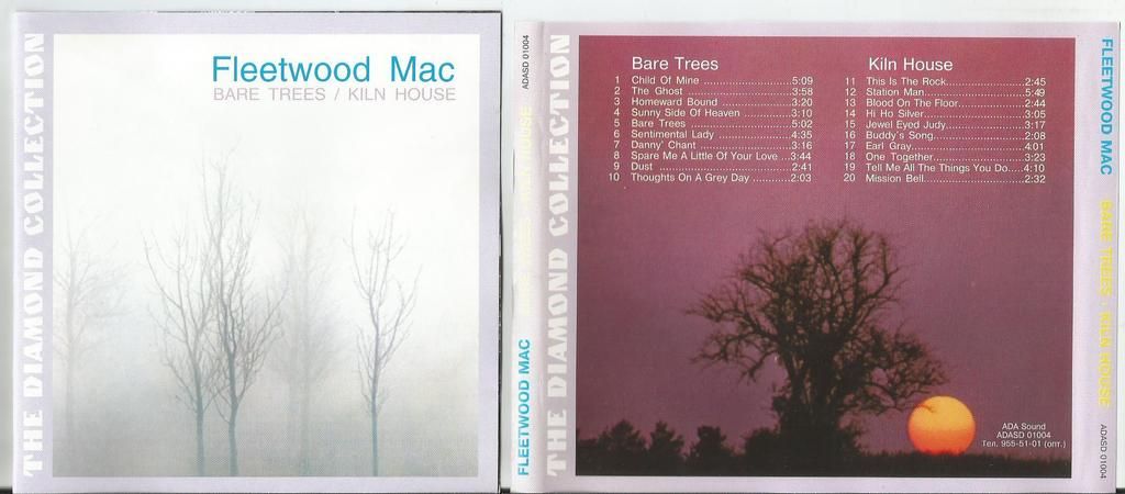 FLEETWOOD MAC - Bare Trees/ Kiln House (2lp's In1cd)