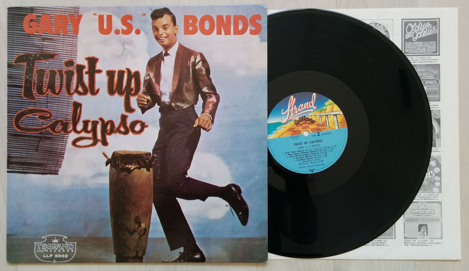 GARY U.S. BONDS - Twist Up Calypso Album