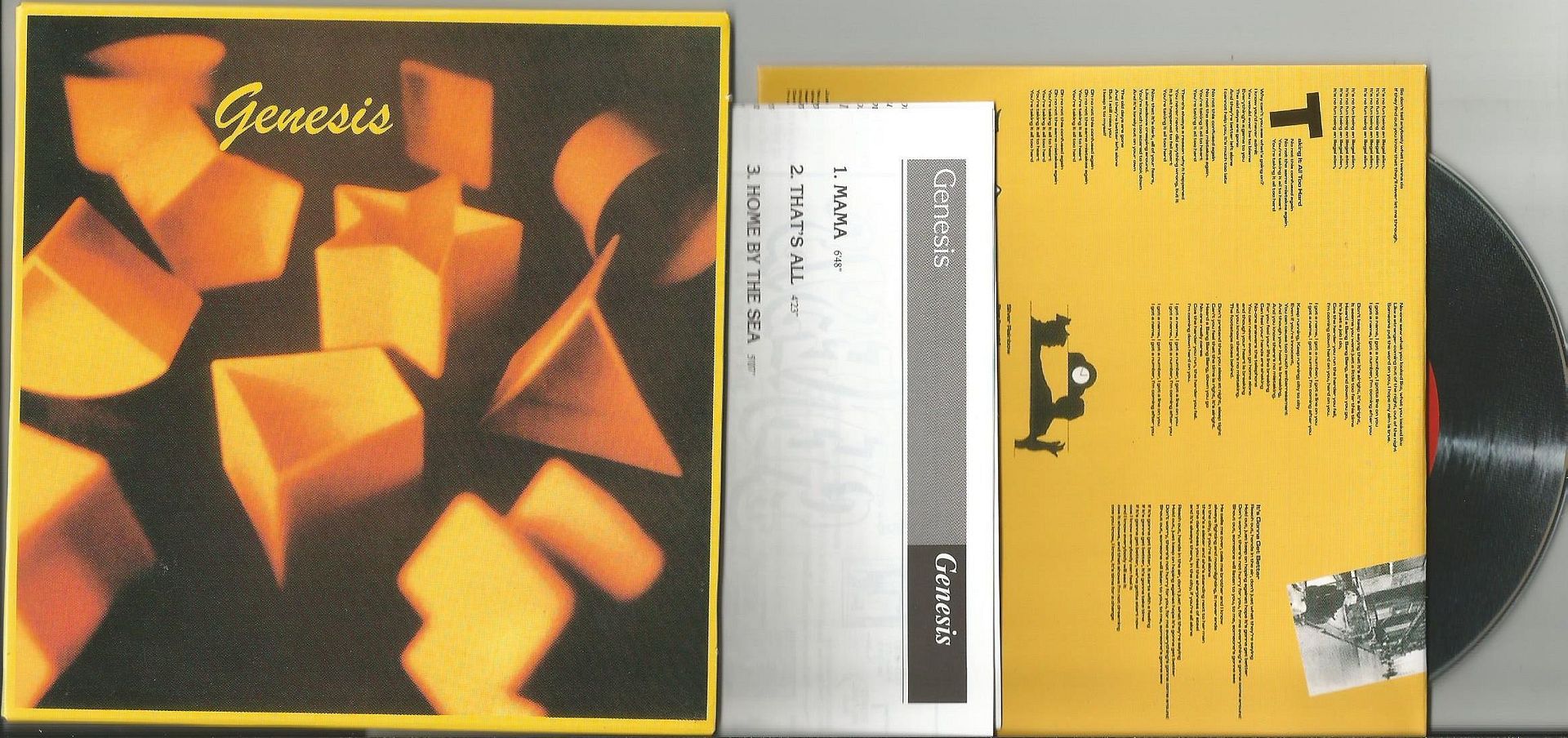 GENESIS - Genesis (mama (mini Lp Vinyl Replica Cd In Cardsleeve + Inner + Large Mini Poster With Lyrics ))