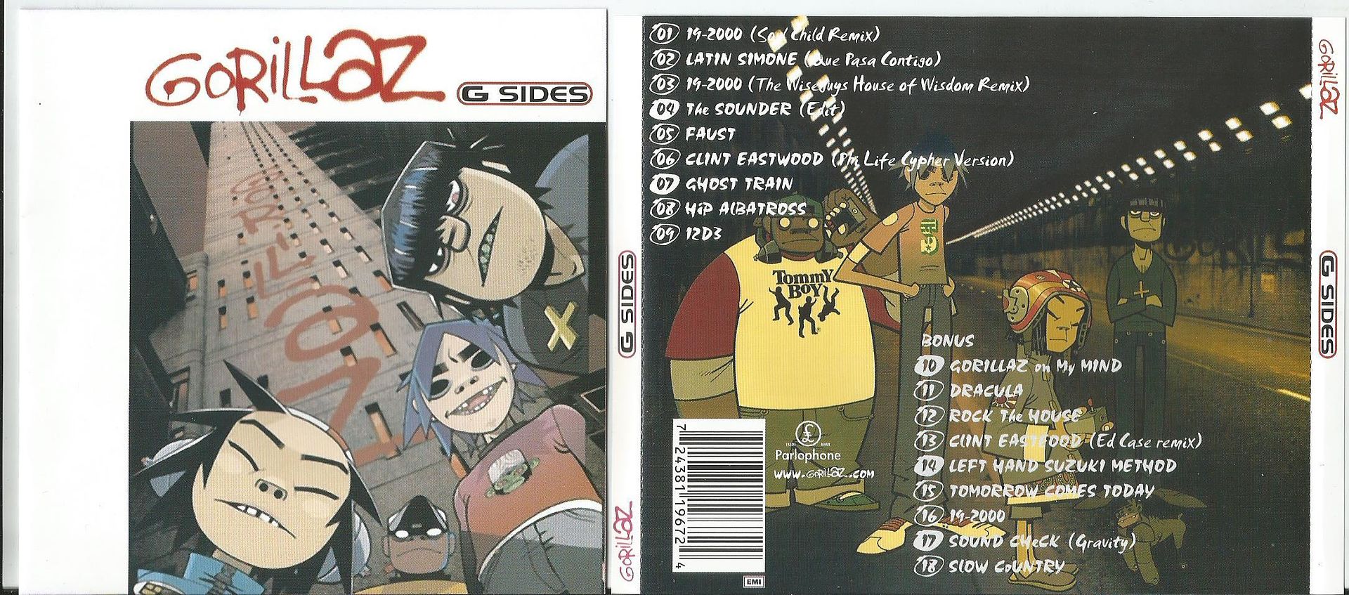 G-Sides Gorillaz Wiki FANDOM powered by Wikia