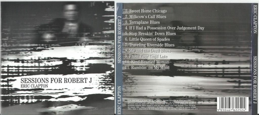 CLAPTON, ERIC - Sessions For Robert J (russian Copyright Notes On Back Cover)