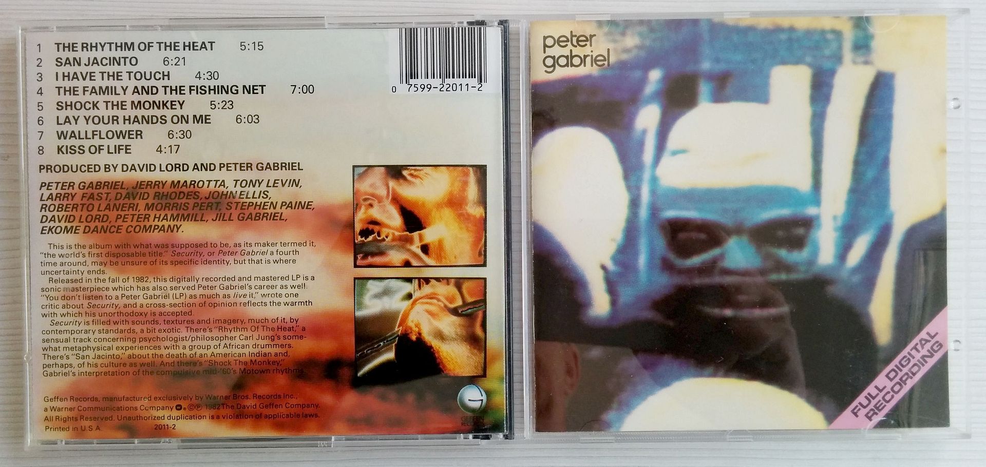 Peter Gabriel Security Records, LPs, Vinyl and CDs MusicStack
