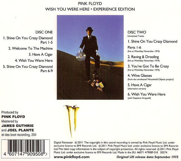 PINK FLOYD - Video Anthology Vol.1 (11trk + Vol. 2 (8trk) + Unrelized (11trk)(special Edition 3 In 1dvd)(all Regi