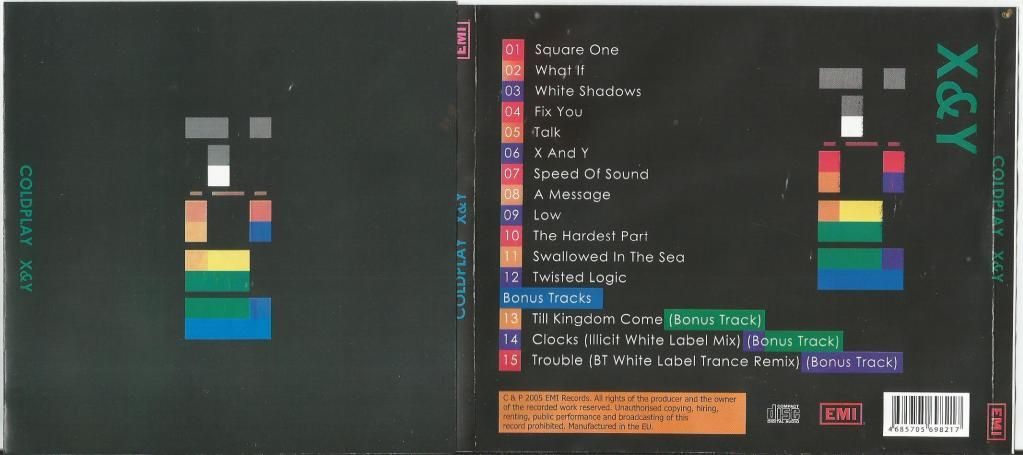 COLDPLAY - X & Y + 3bonus Tracks