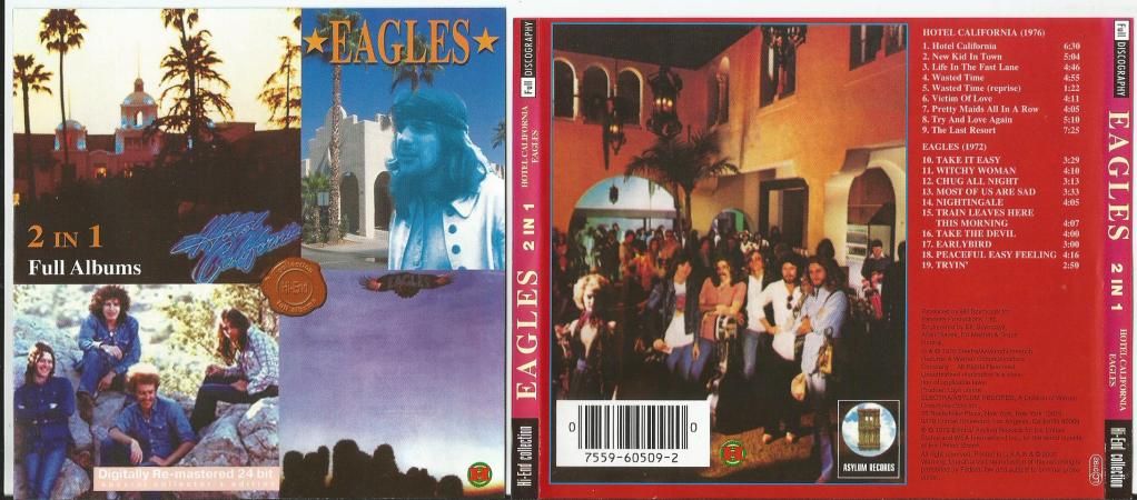 EAGLES - Hotel California/ Eagles (2lp's In1cd(picture Disc))