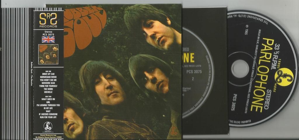 BEATLES - Rubber Soul (mini Vinyl Replica Cardsleeve, Apple Company Inner Sleeve, Lyric Sheet In English And J